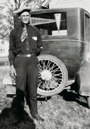 Miner and his car